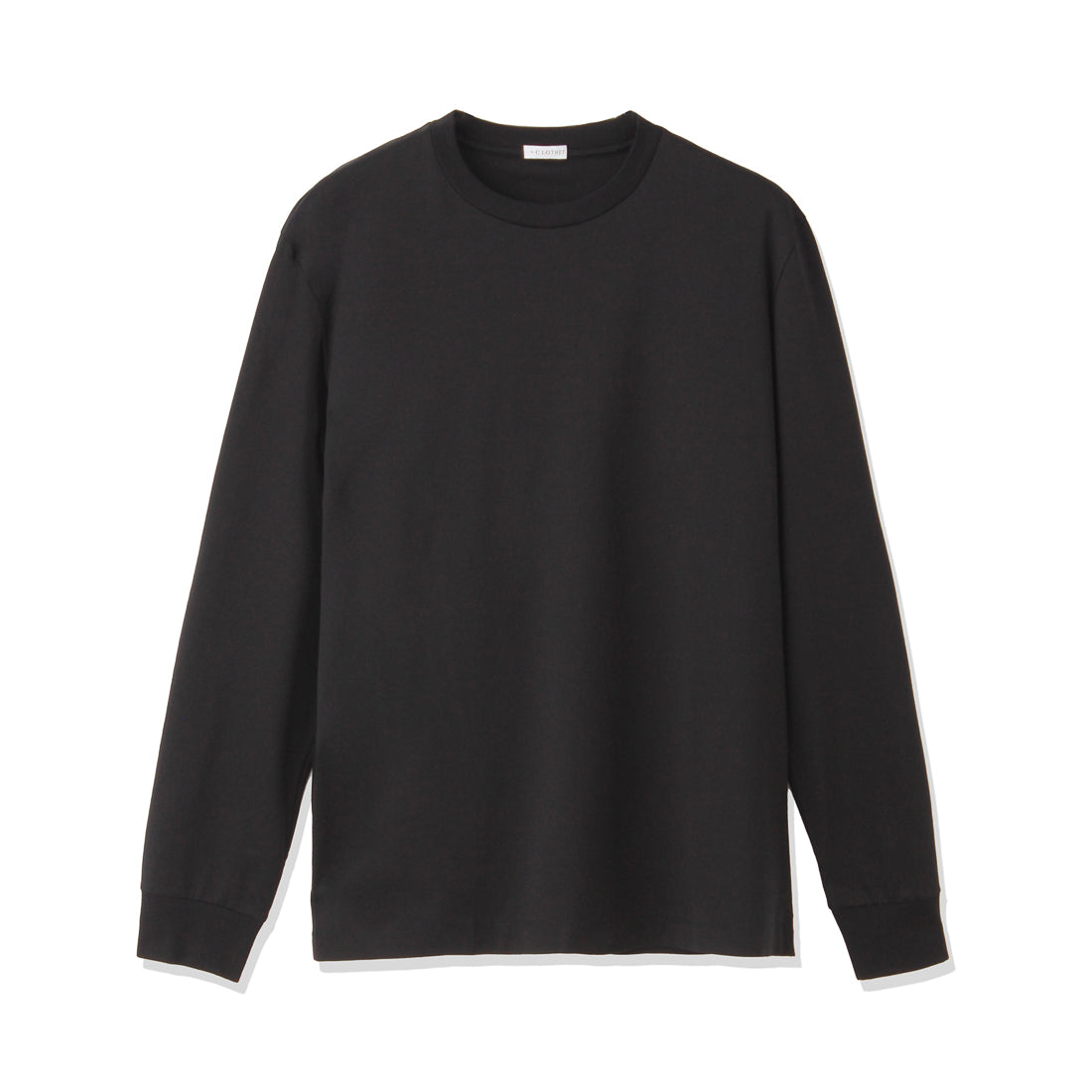 kySEESEE ロンT GIZA45ロングスリーブドレスTシャツ ブラック | ＋CLOTHET ONLINE
