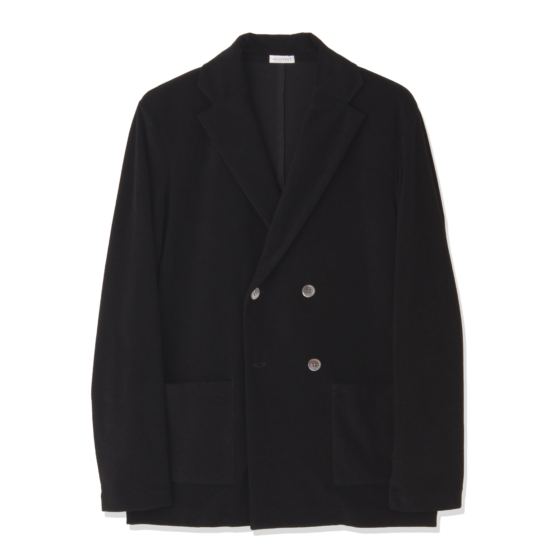 Micro Pile  Cardigan Double Jacket Color: Black