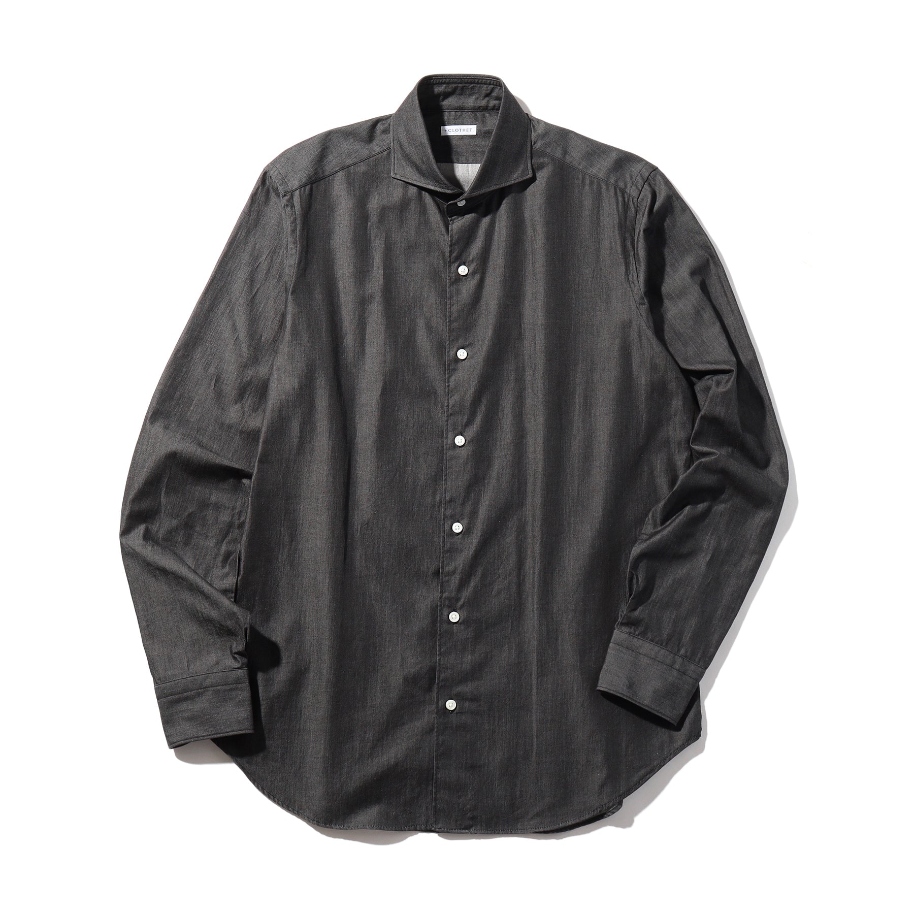 スビンプラチナムリアクティブデニムシャツブラックの商品画像