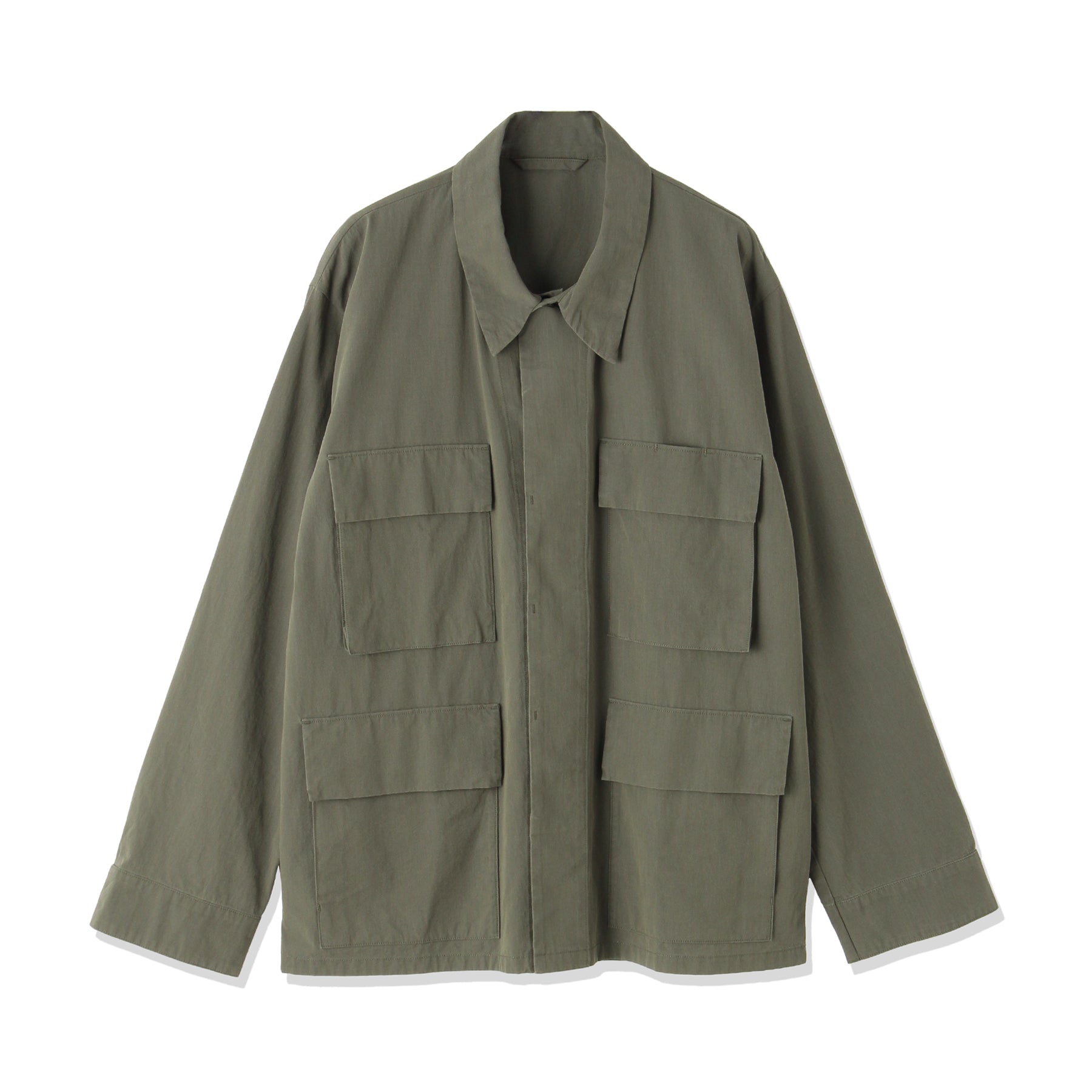 High Twist Cotton Twill BDU Jacket color: Olive
