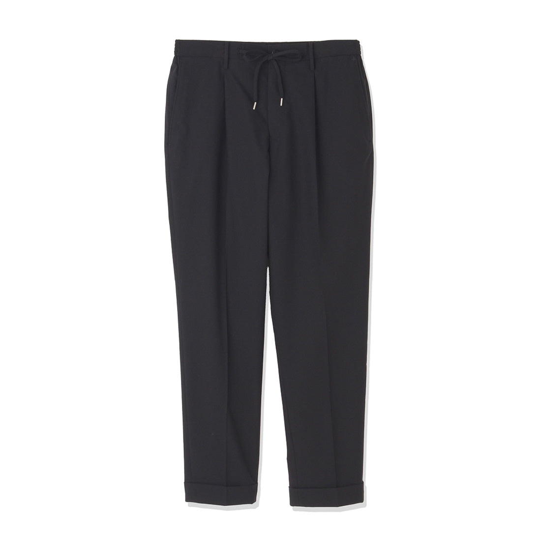 High Twist Cotton Panama Easy Trousers Color: Black