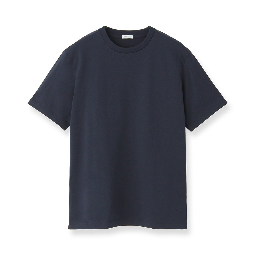 ハイブリッドコットン ドレスTシャツ ネイビー | ＋CLOTHET ONLINE