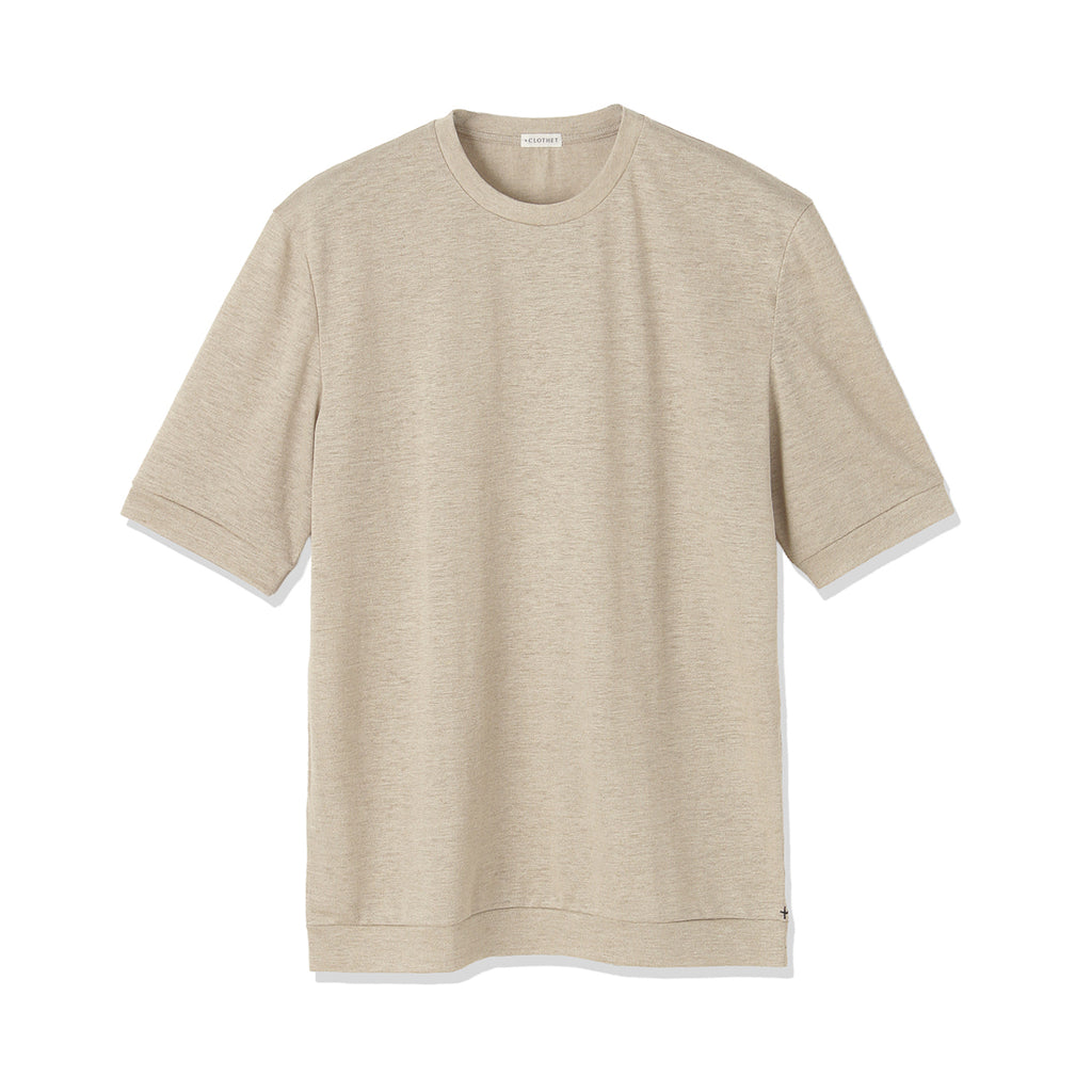 VICTORIA BECKHAM リネン混ジャージー Tシャツ カットアウト VICTORIA BECKHAM リネン混ジャージー Tシャツ カットアウト
