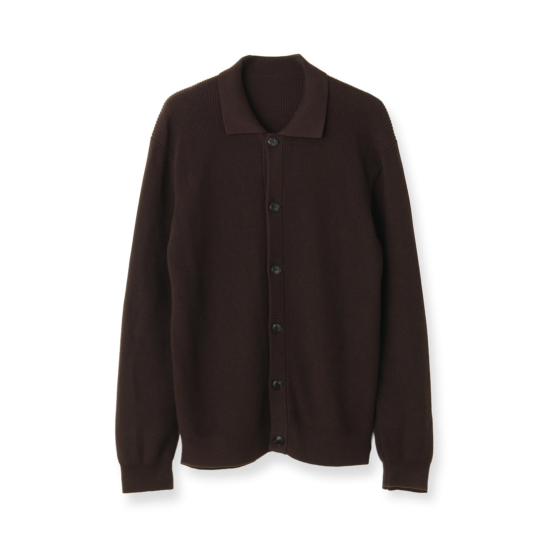 Middle Gauge Knit Cardigan Color: Oak