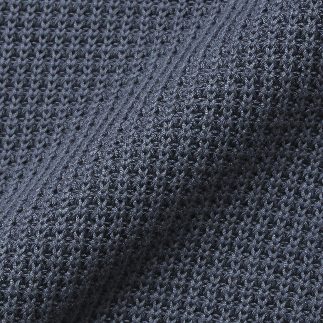 Middle Gauge Turtleneck Knit Color: Graphite Blue
