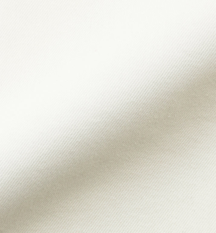 リアクティブホワイトデニム3rdtypeジャケットオフホワイトの生地を写した商品画像