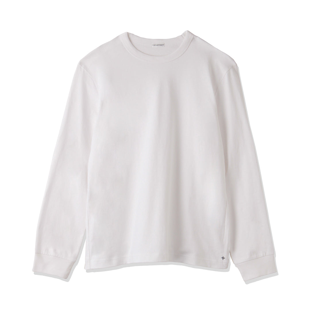 リサイクルスビン ロングスリーブTシャツ ホワイト | ＋CLOTHET ONLINE