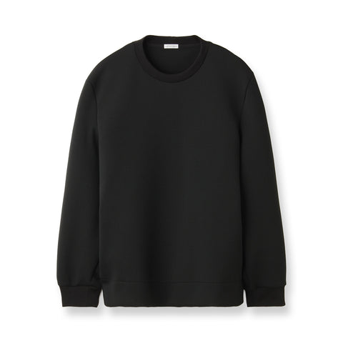 Triacetate Scuba Jersey Sweatshirt Color: Black