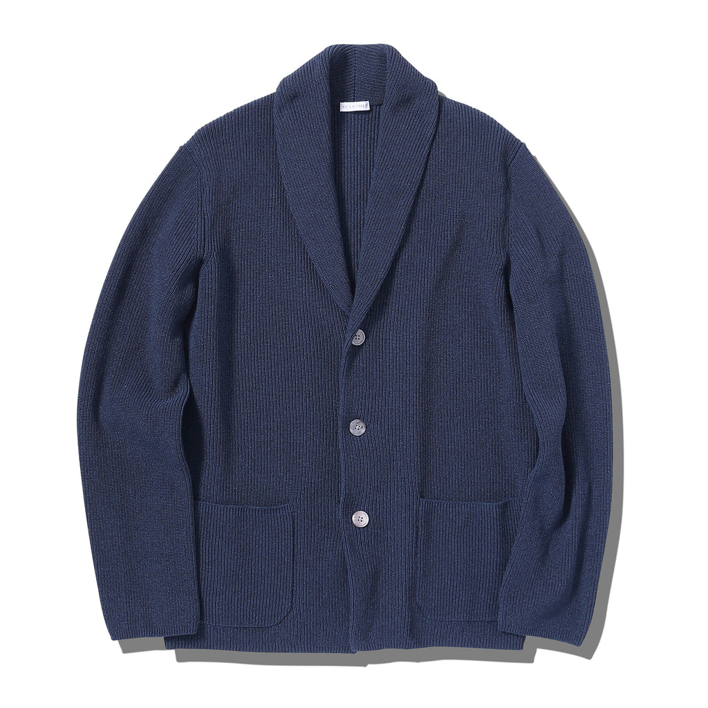 TECHTWEED® Shawl Collar Cardigan Color: Navy