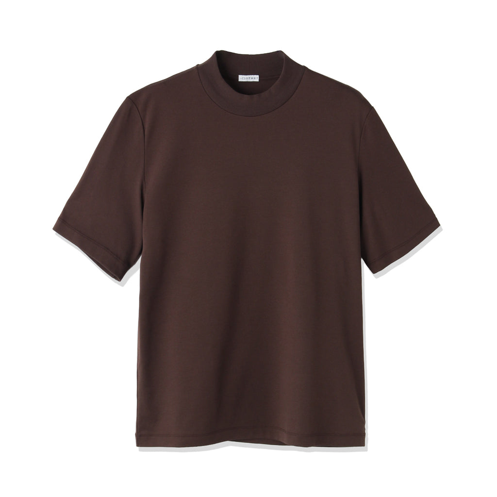 シエル+CLOTHET スビンプラチナムモックネック 3 長袖グレー1枚 SUVIN PLATINUM モックネック ニットTシャツ ブラック – MINIMAL