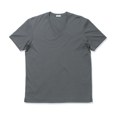 Tailored Vneck T-shirt Color: Asphalt