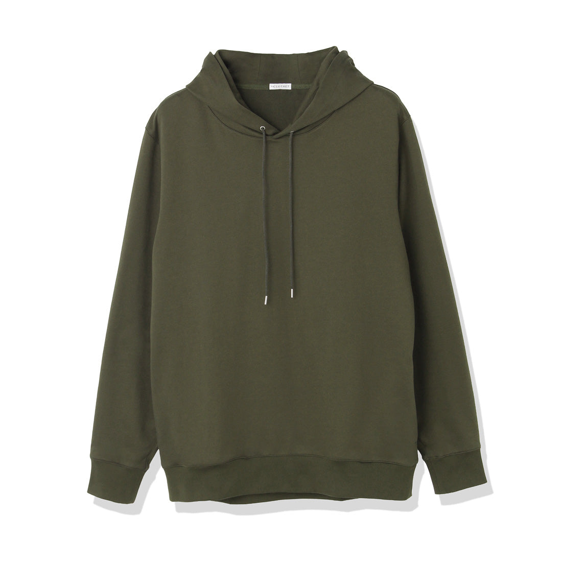 Smooth Terry Hoodie Color: Olive