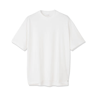 Mock Neck Big T-shirt Color: White