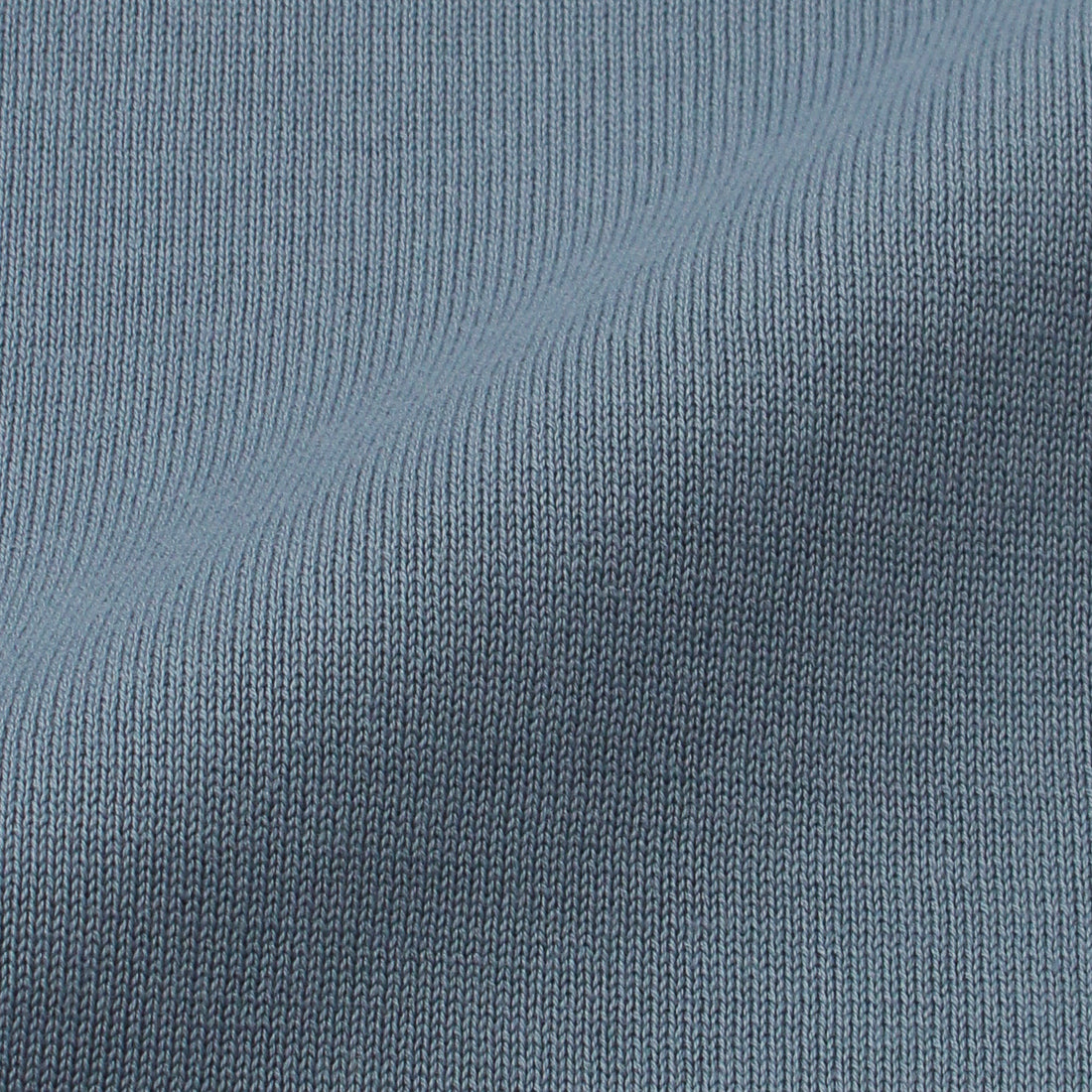 SUVIN PLATINUM Zip Up Knit Color: Slate Blue