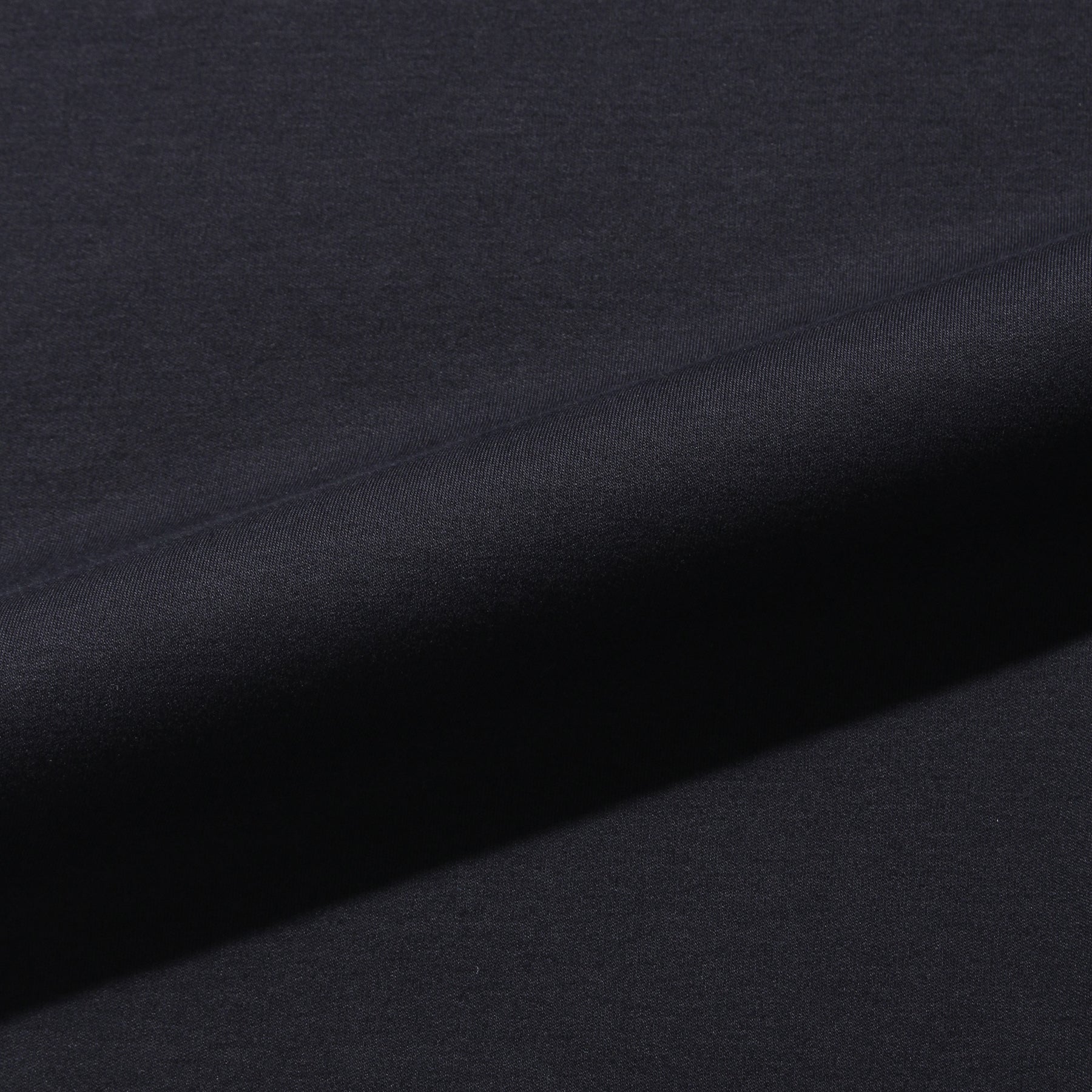 【Renewal】Tailored Key Neck Long Sleeve T-shirt Color: Navy
