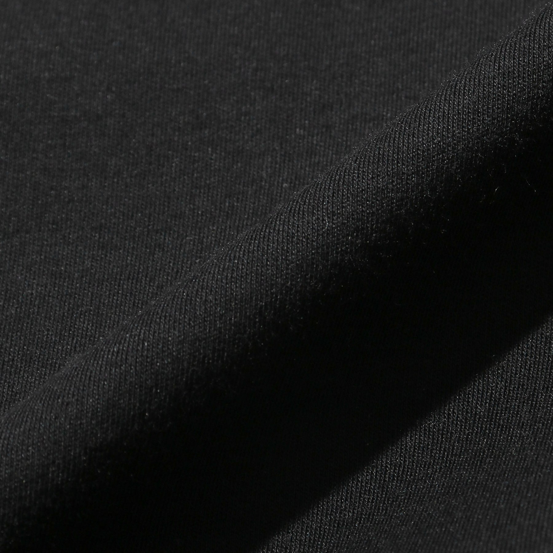 Tailored Ribbed Hem T-shirt Color: Black
