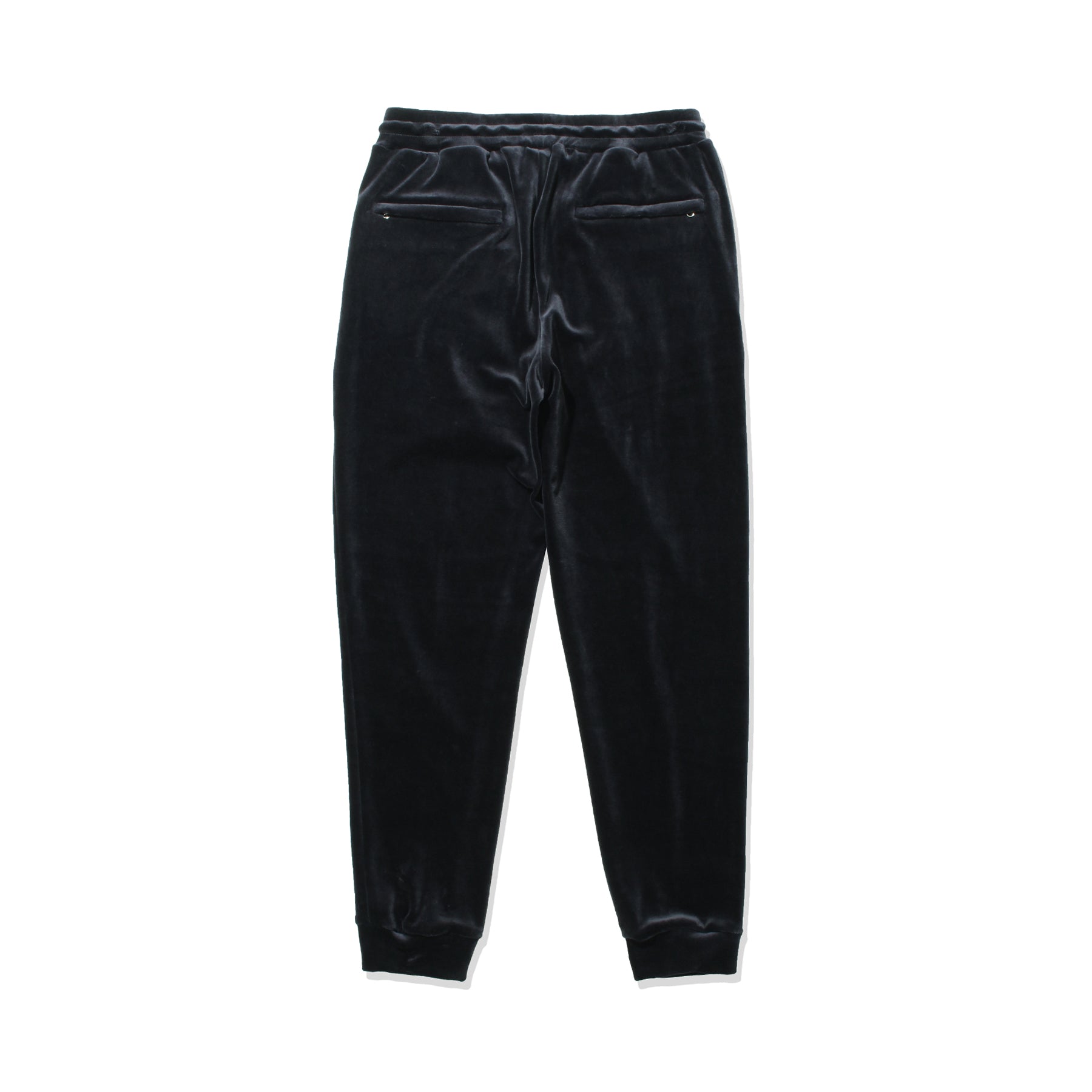 Velour Jogger Pants Color: Navy