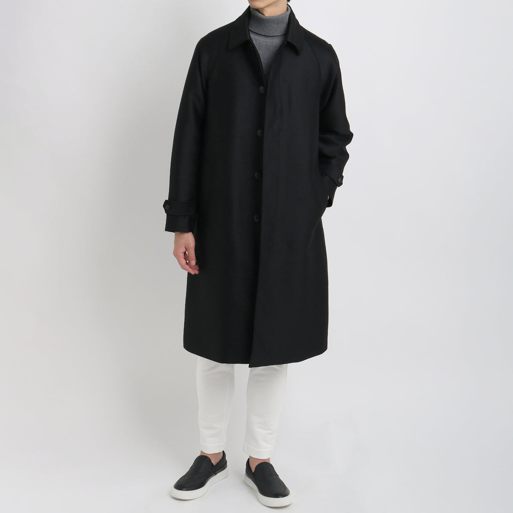 Silk Wool Bal Collar Coat | ＋CLOTHET ONLINE