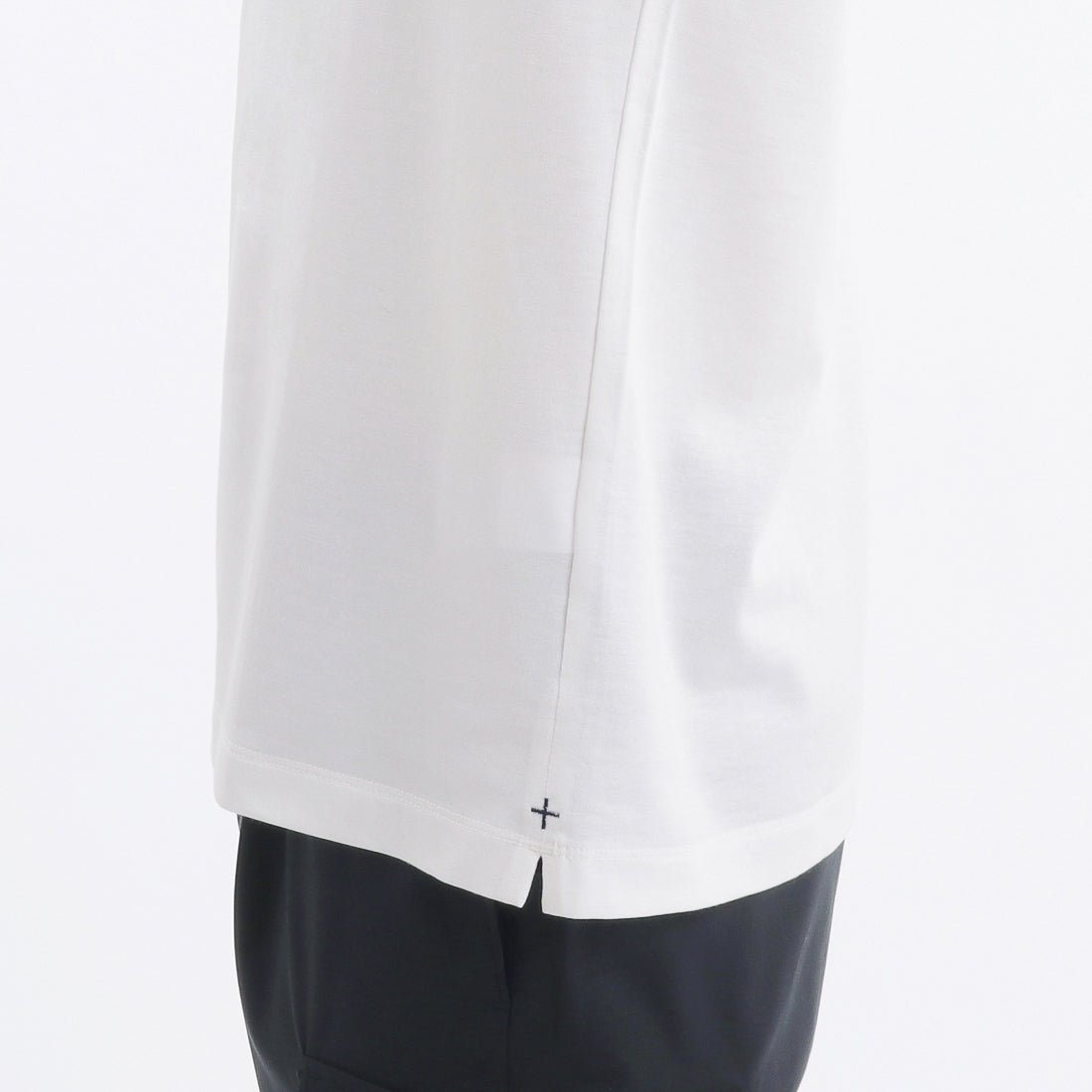【THE LIMITED EDITION】Lyocell&Cotton Tailored T-shirt Color: Off White