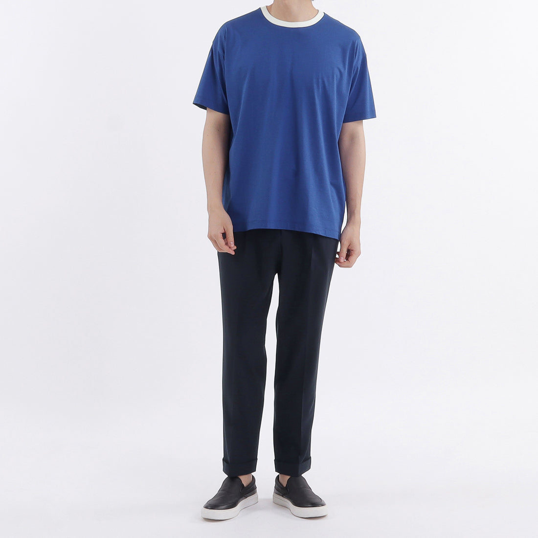 【THE LIMITED EDITION】Ringer Neck Big T-shirt Color: Ultra Marine