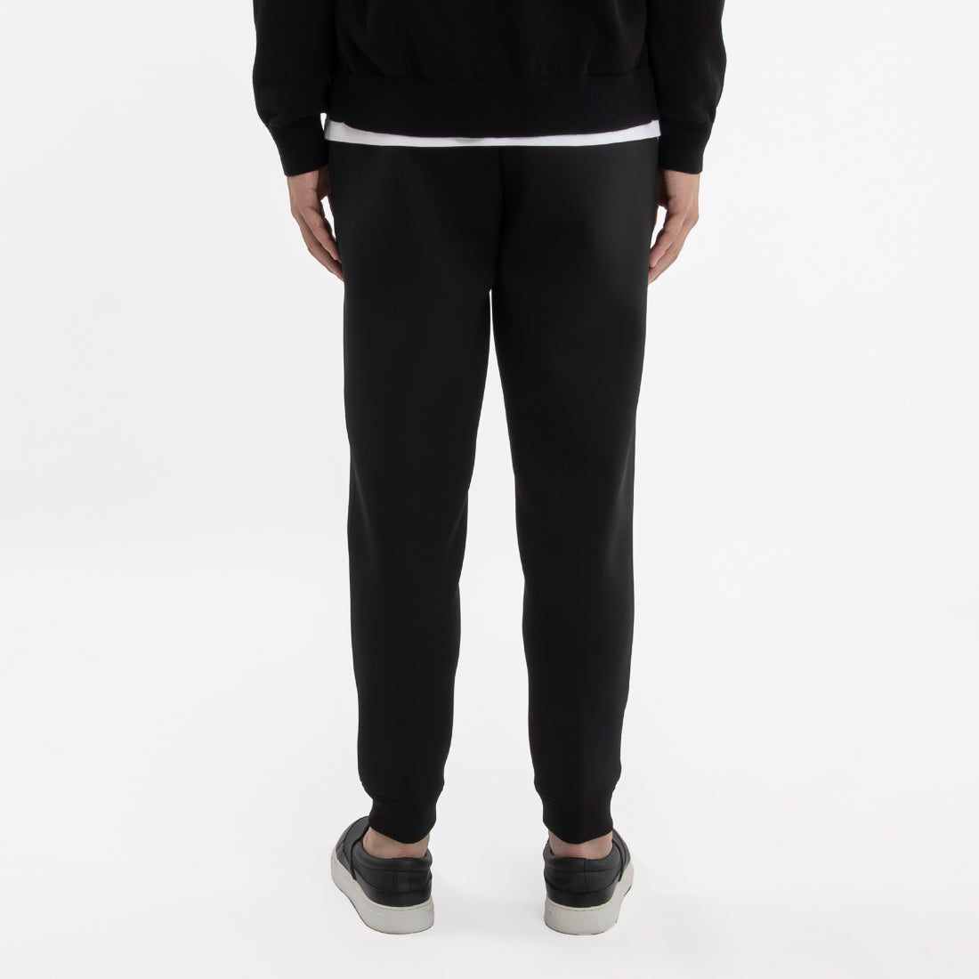 Triacetate Scuba Jersey Jogger Pants Color: Black