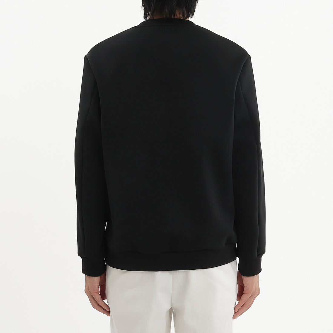 Triacetate Scuba Jersey Sweatshirt Color: Black