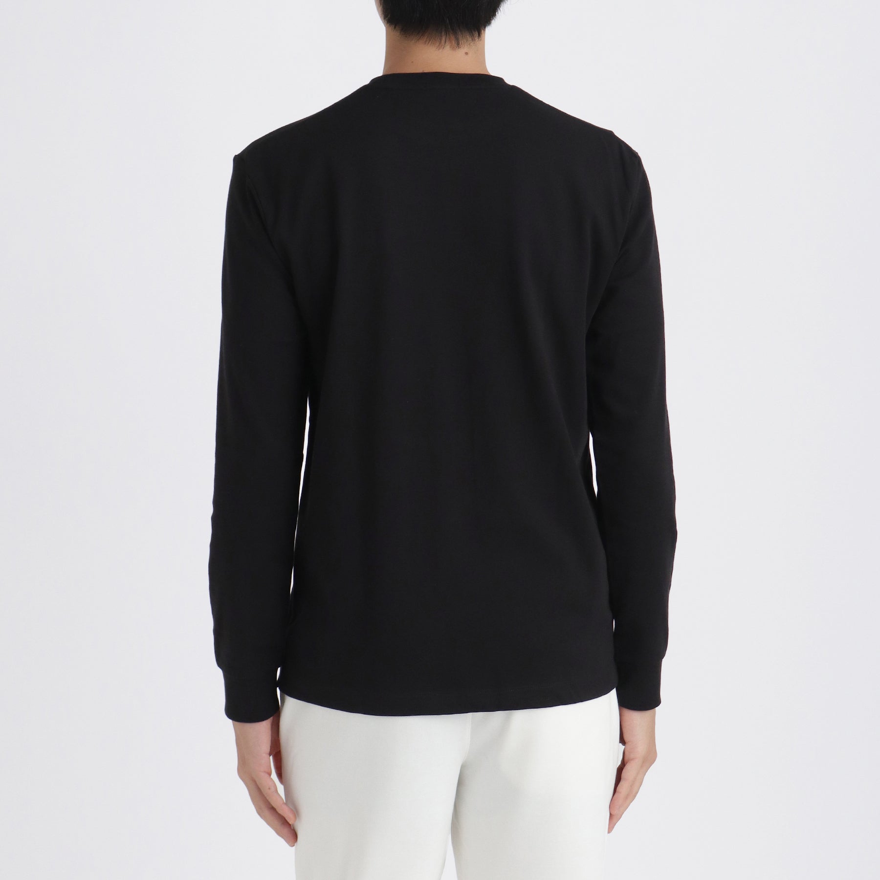 Tailored Long Sleeve T-shirt Color: Black