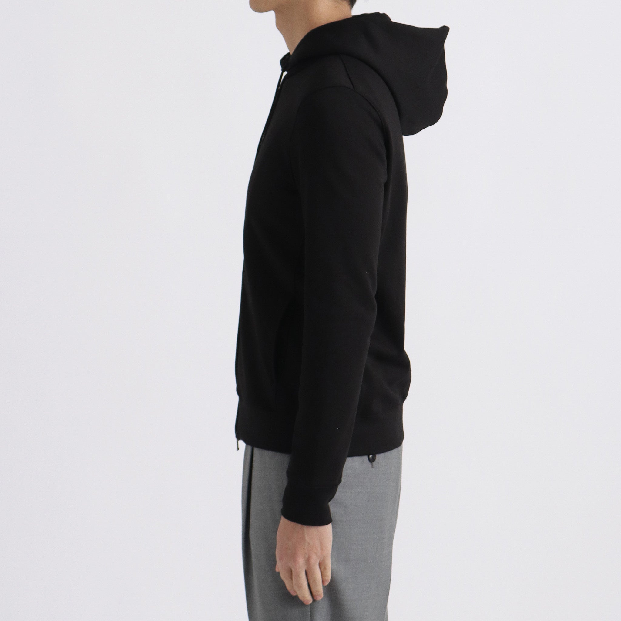 Urake Zip Up Hoodie Color: Black