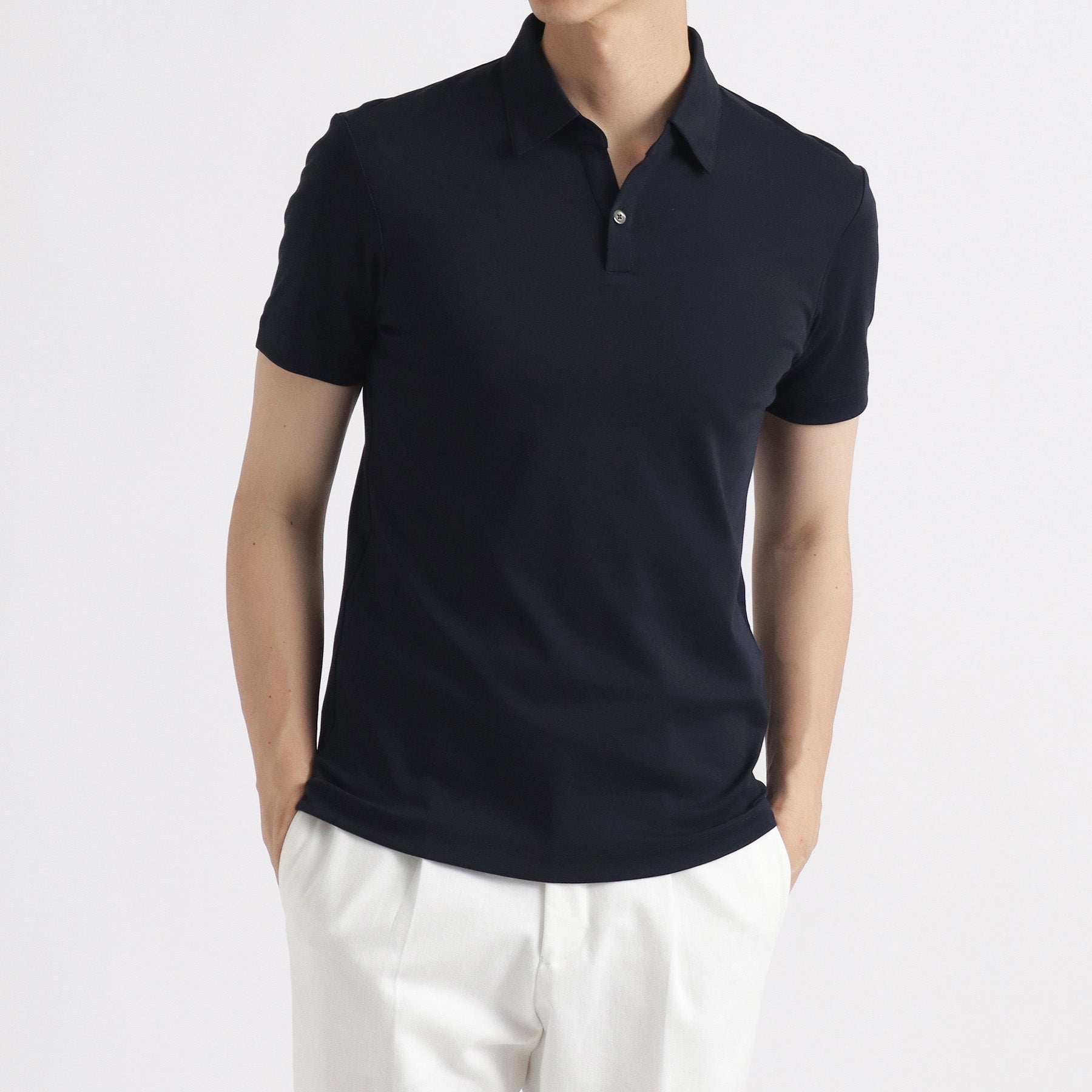 Tailored Polo-shirt Color: Navy