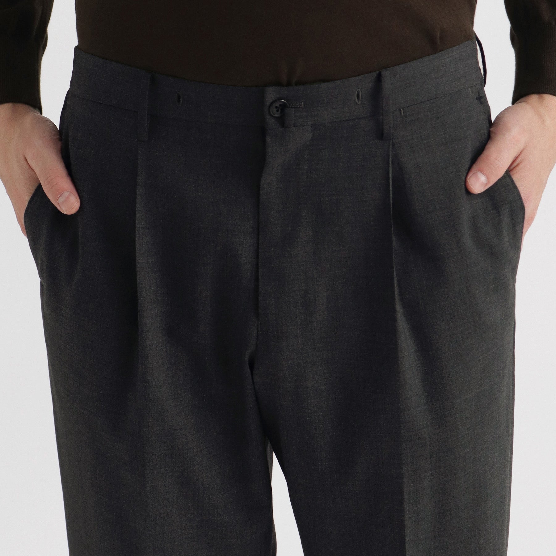Tropical Easy Trousers Color: Charcoal