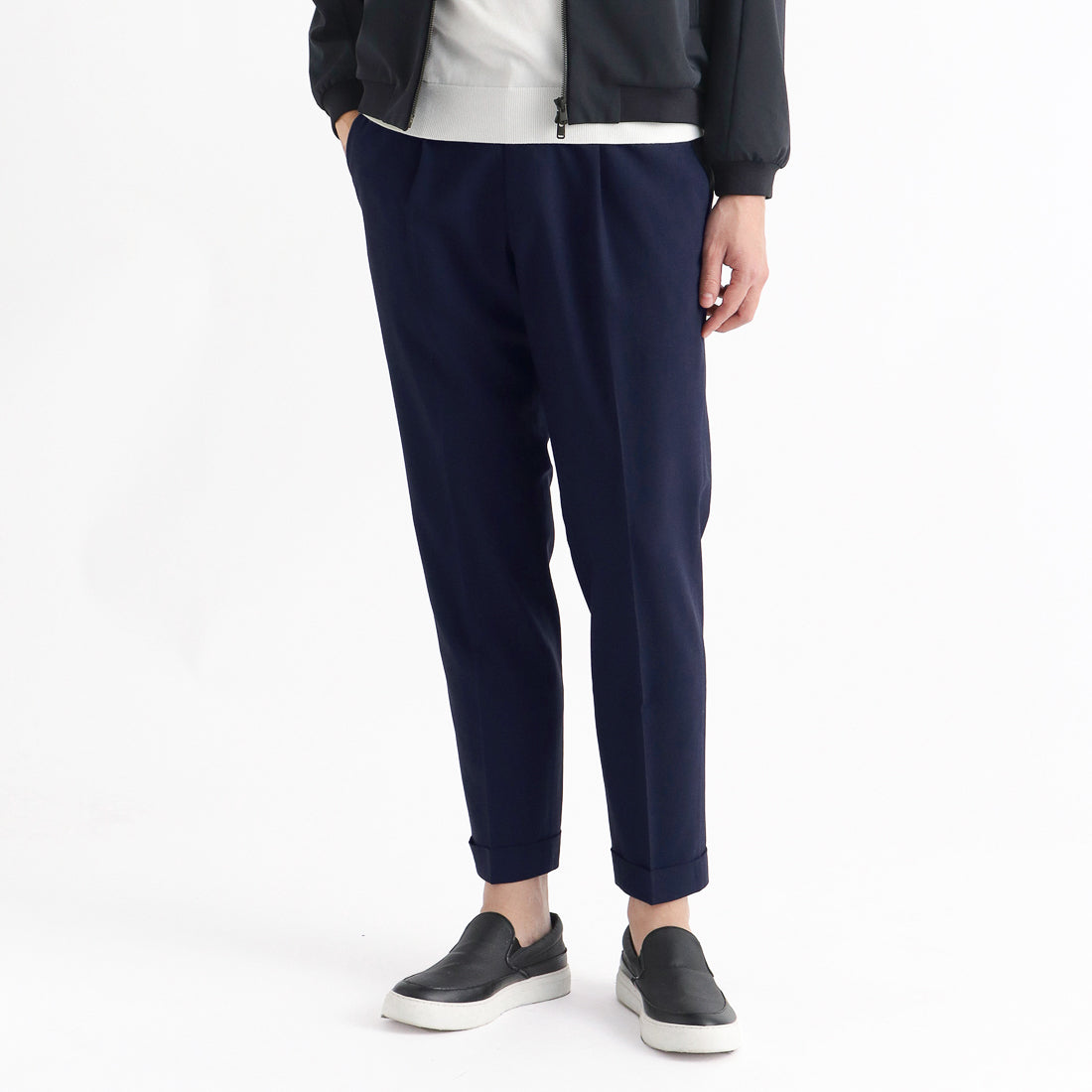 Tropical Easy Trousers Color: Deep Blue