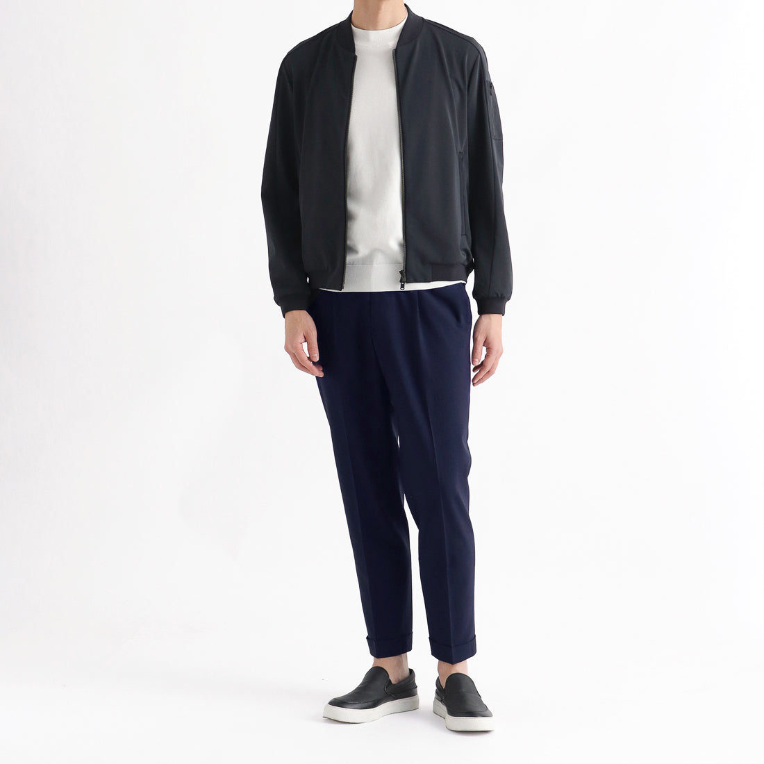 Tropical Easy Trousers Color: Deep Blue