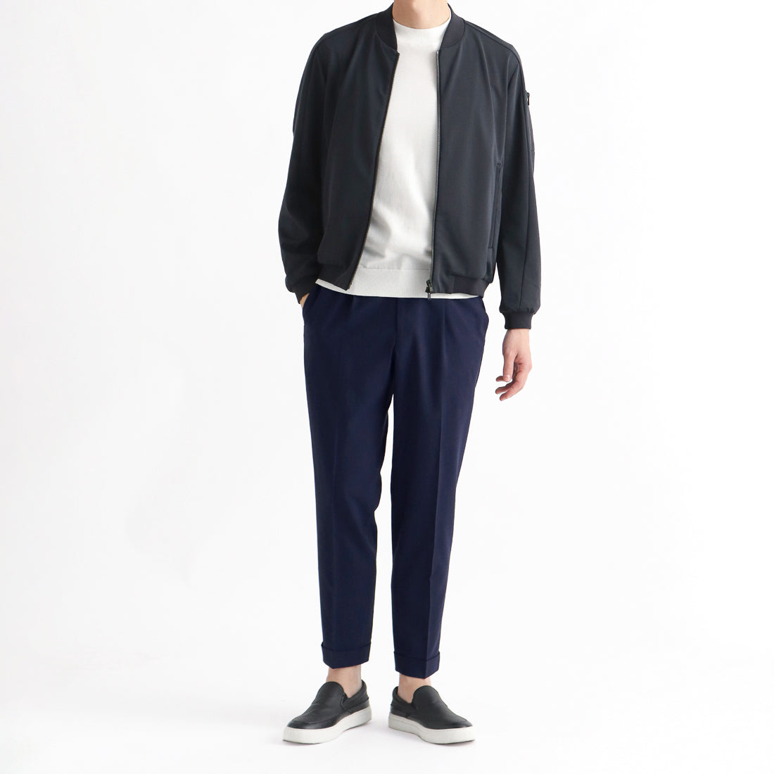 Tropical Easy Trousers Color: Deep Blue