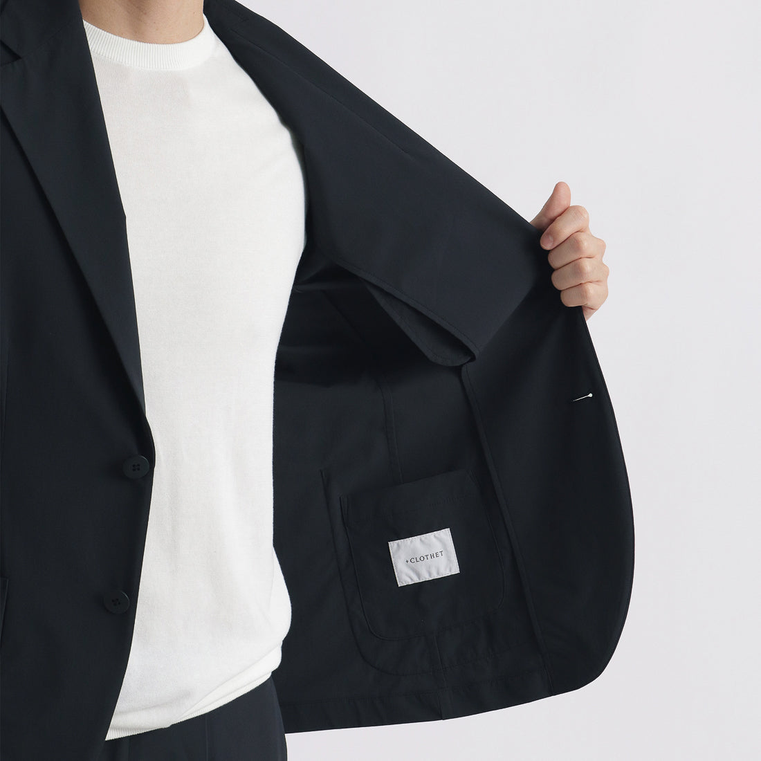 Tex Nylon Easy Jacket Color:Navy