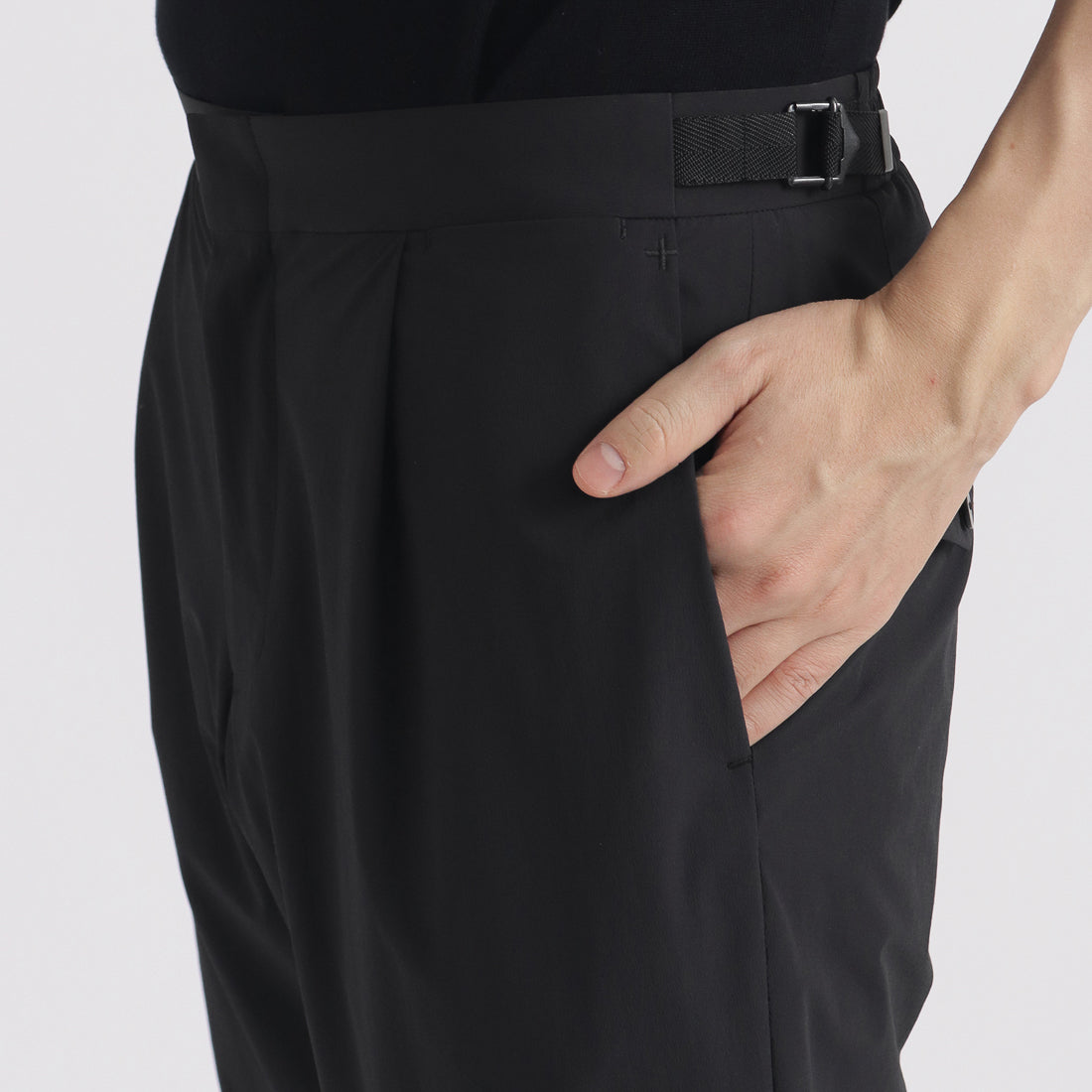 Tex Nylon Side Adjuster Easy Trousers Color: Black