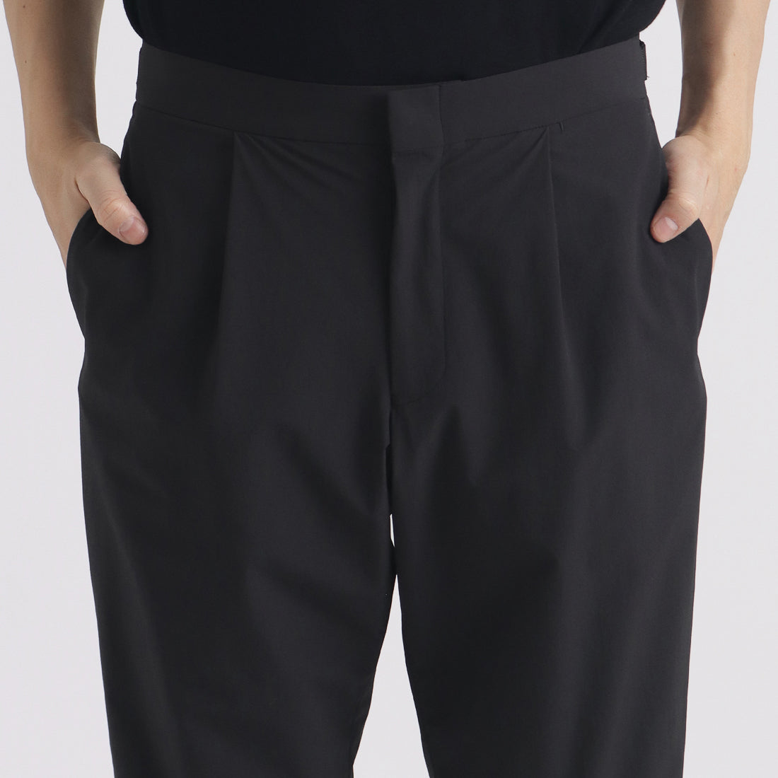 Tex Nylon Side Adjuster Easy Trousers Color: Black