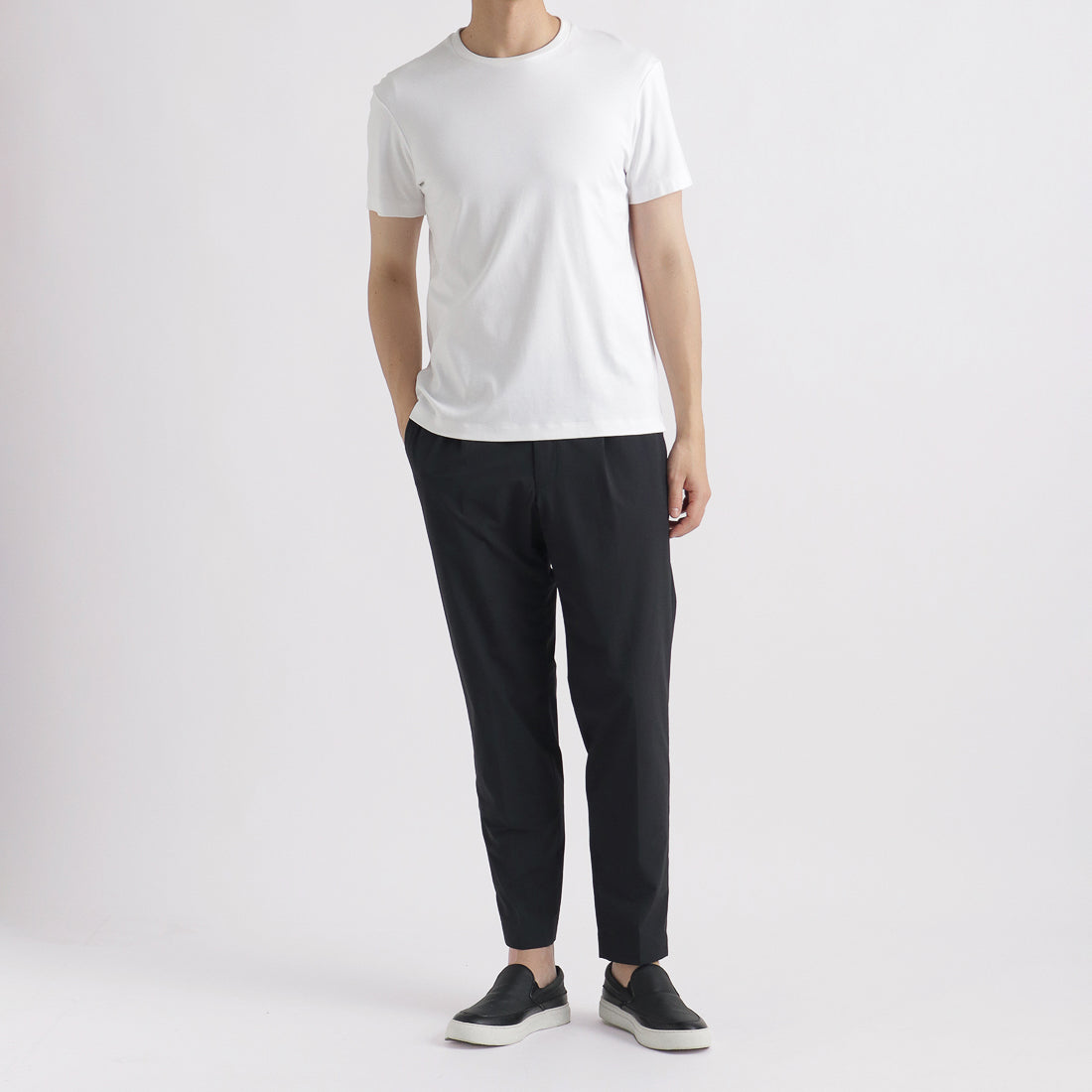 Tex Nylon Side Adjuster Easy Trousers Color: Navy