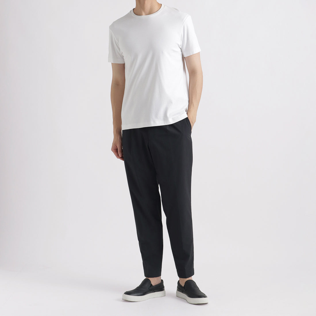 Tex Nylon Side Adjuster Easy Trousers Color: Navy