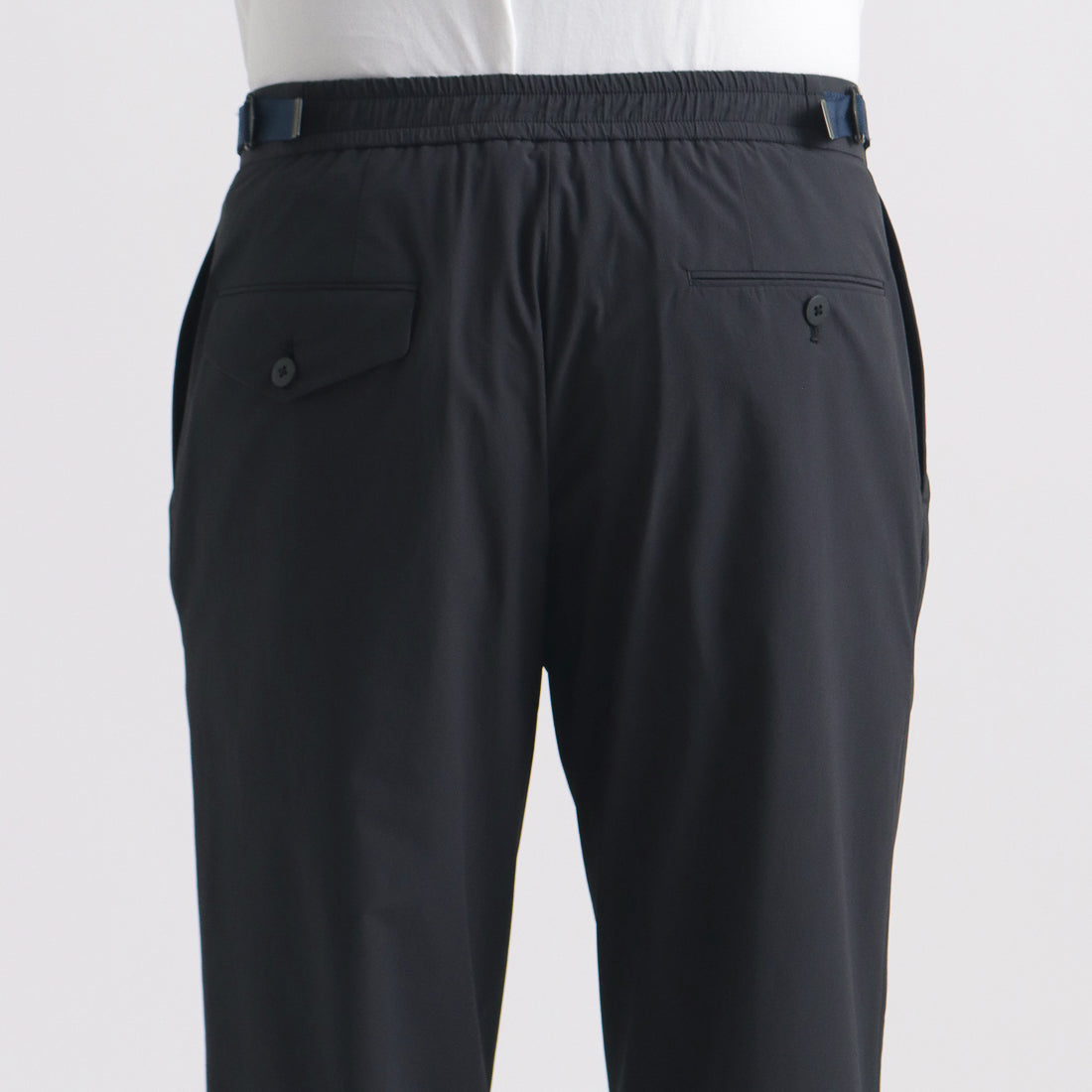 Tex Nylon Side Adjuster Easy Trousers Color: Navy