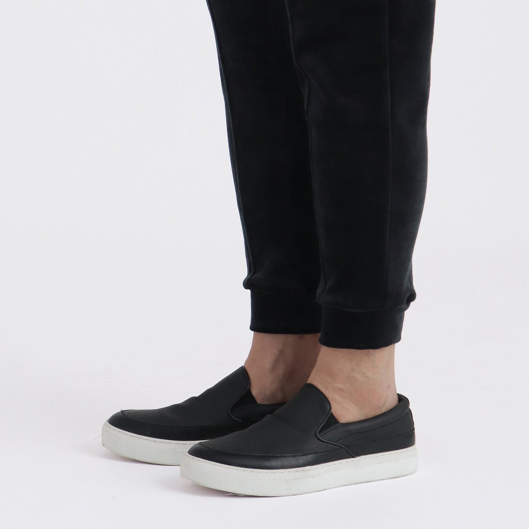 Velour Jogger Pants Color: Navy