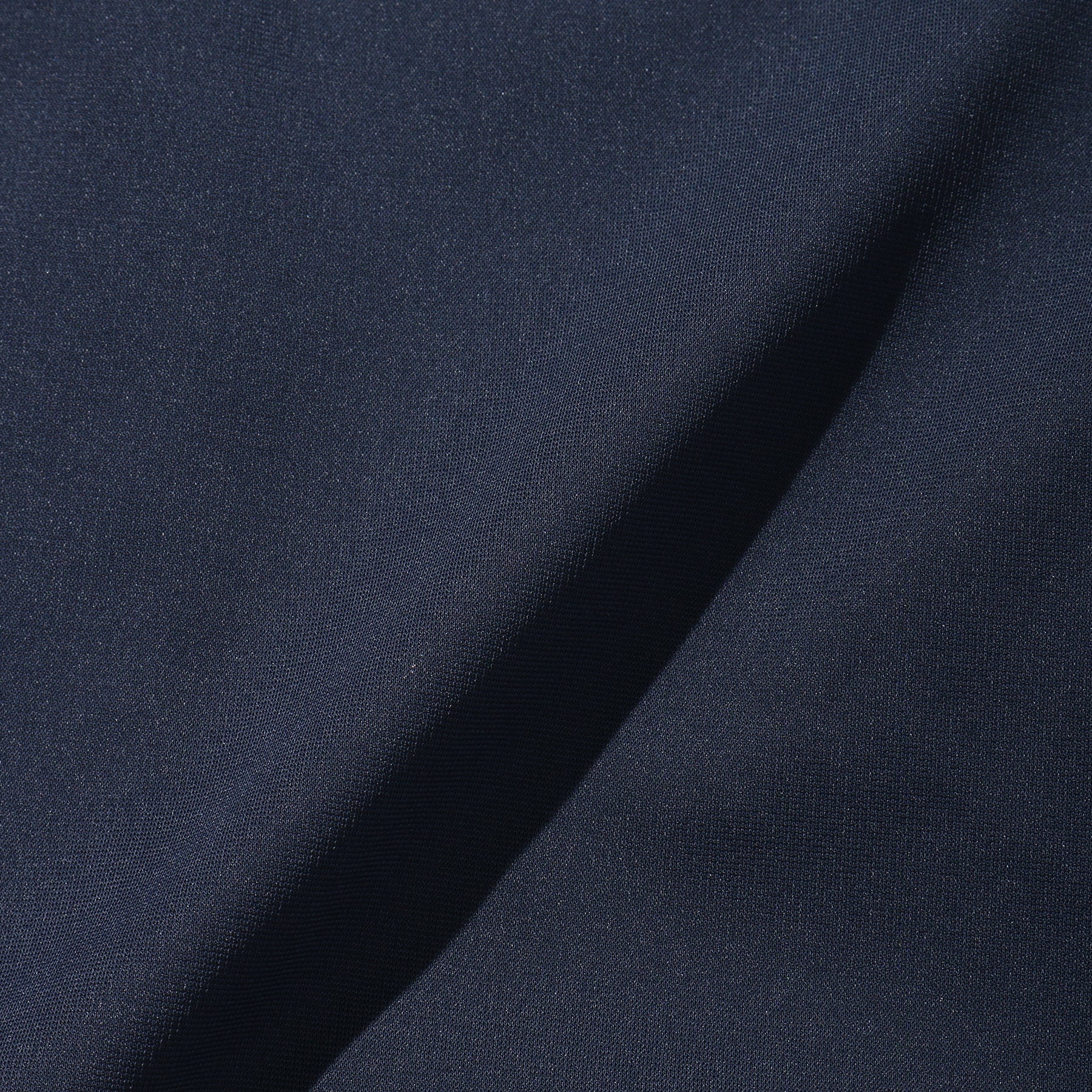 マットツイストジップアップフーディーネイビーの生地画像