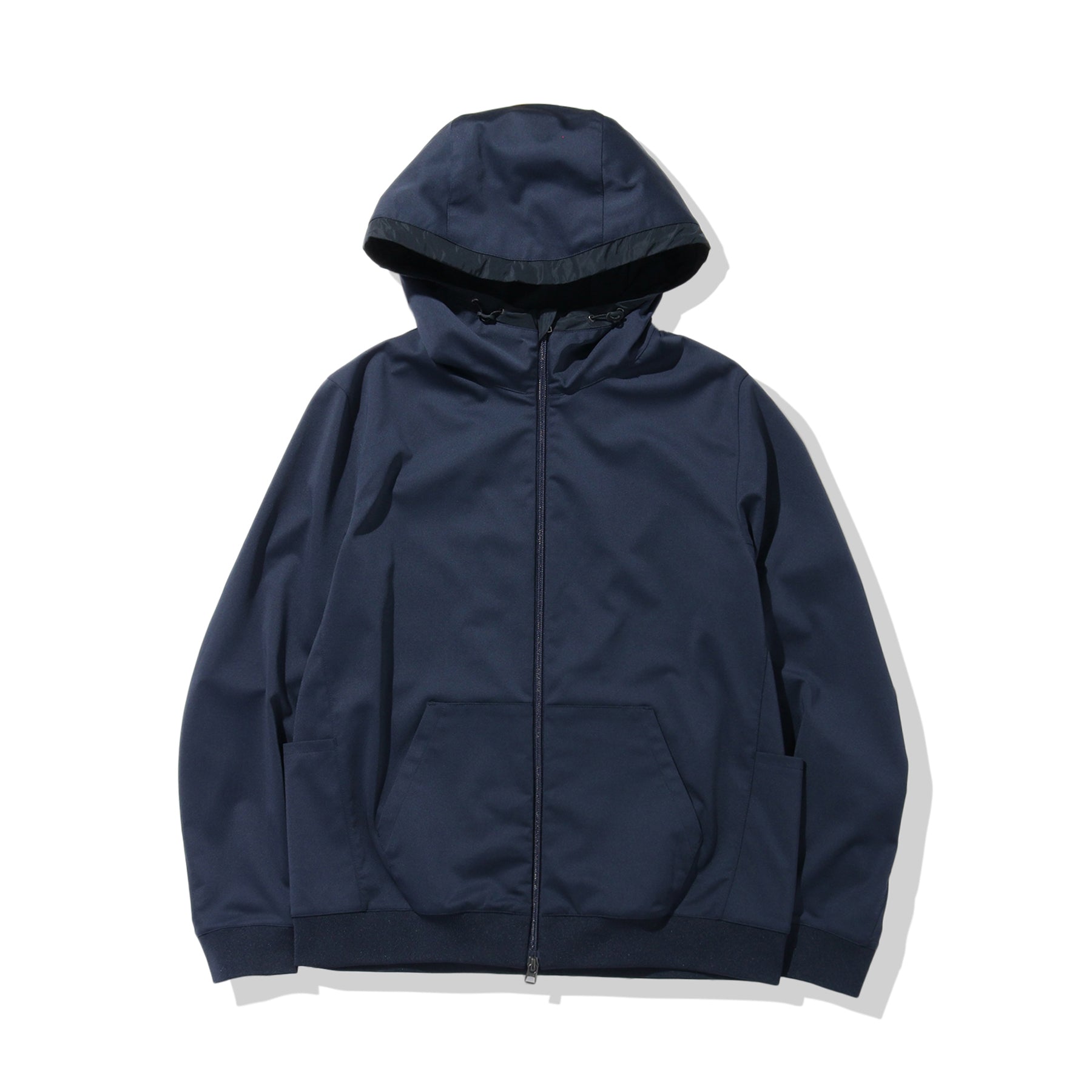 マットツイストジップアップフーディーネイビーの商品画像