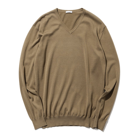 Vneck Knit Color: Fawn