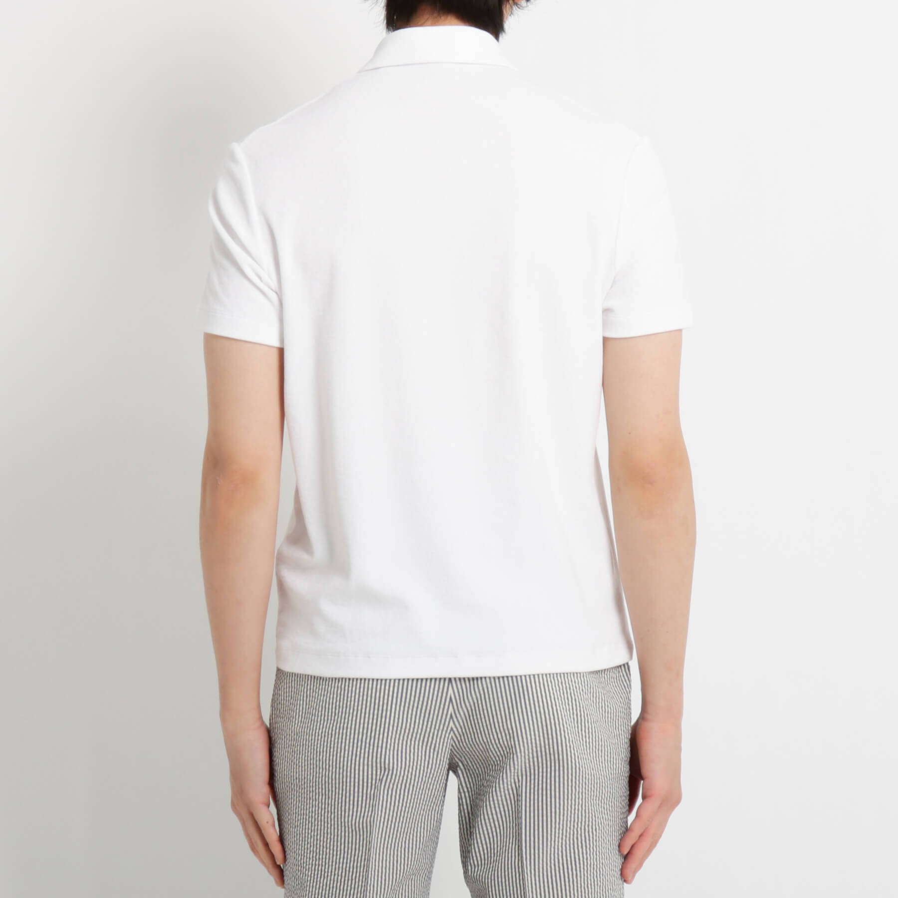 Micro Pile Skipper Shirt Color: White