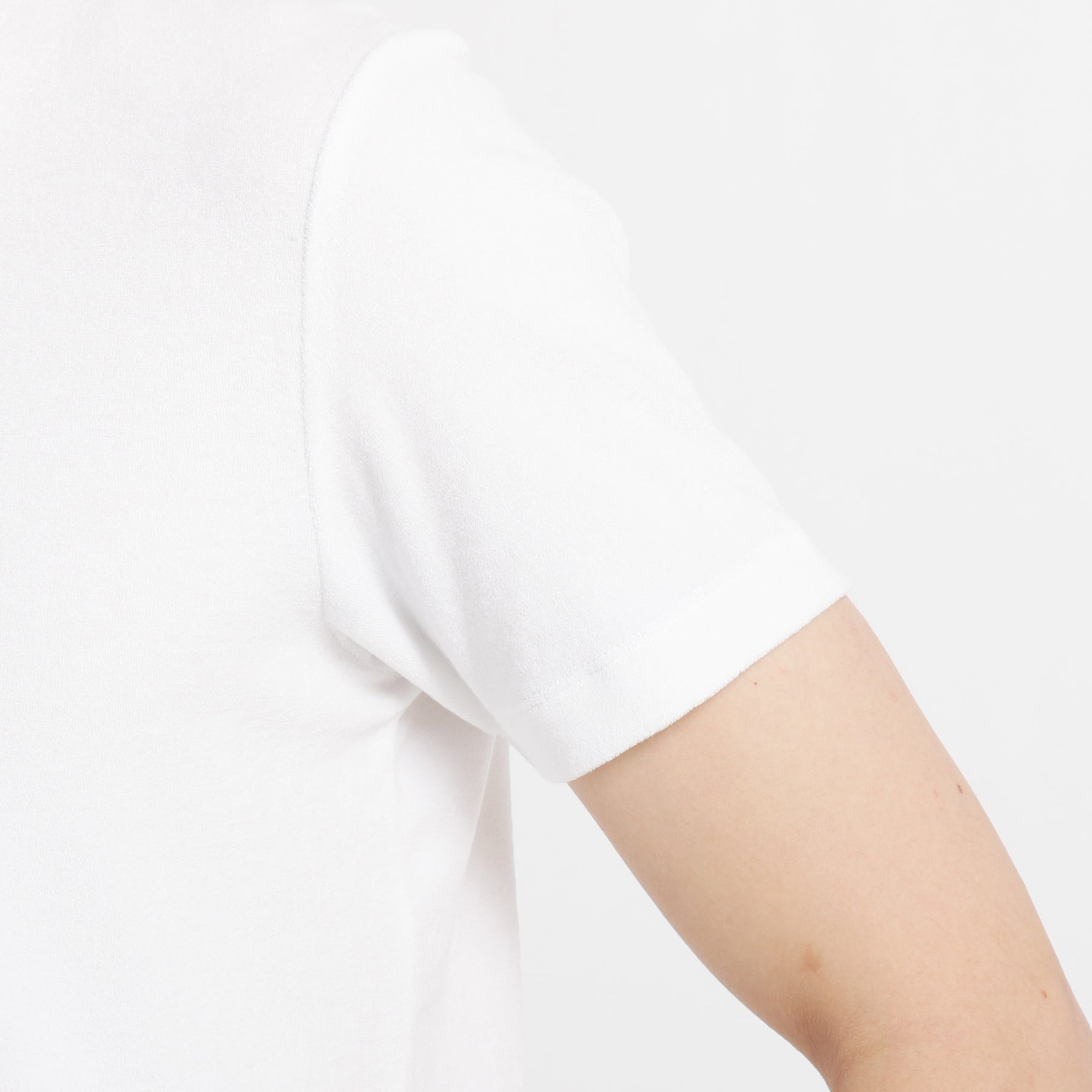 Micro Pile Skipper Shirt Color: White