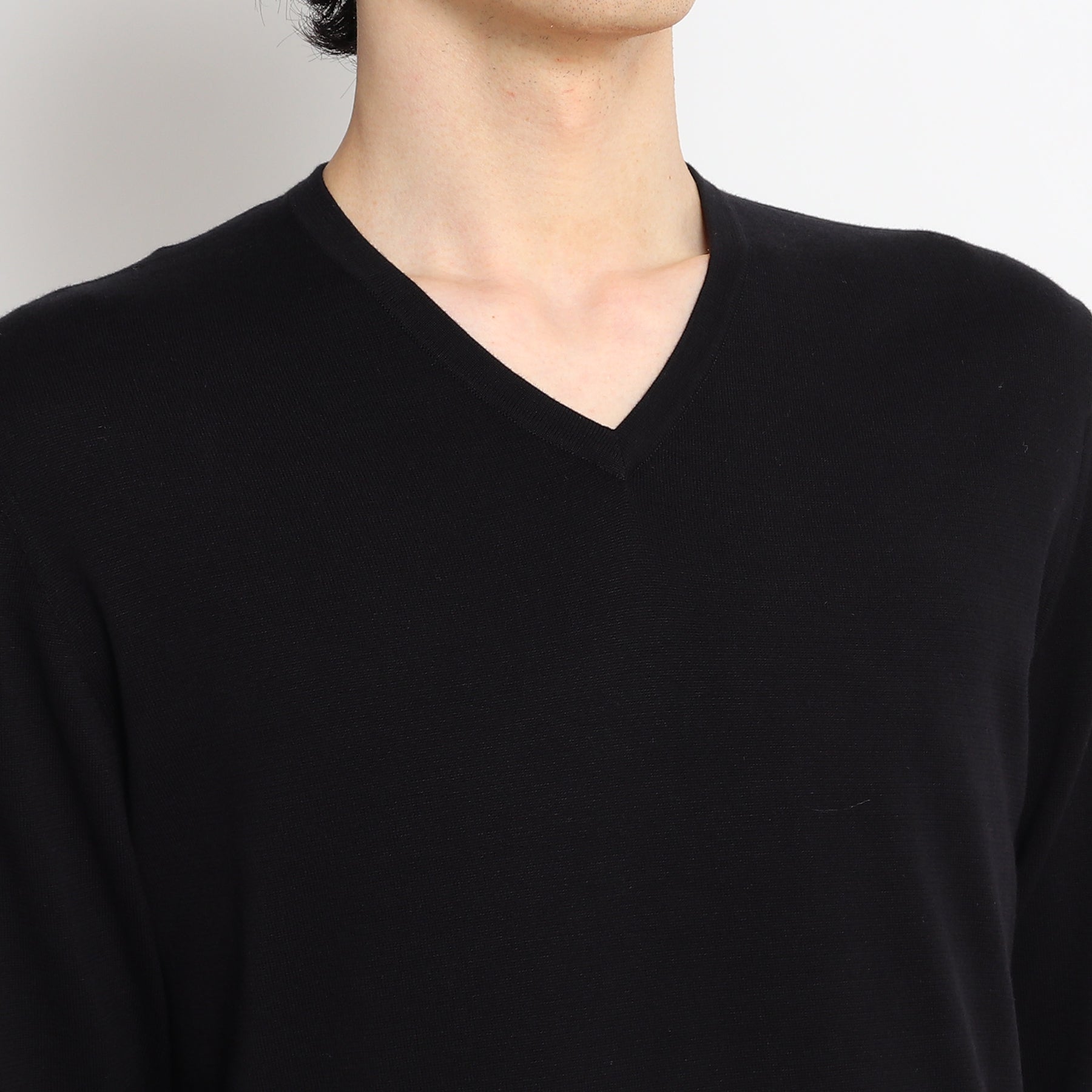 Vneck Knit Color: Black
