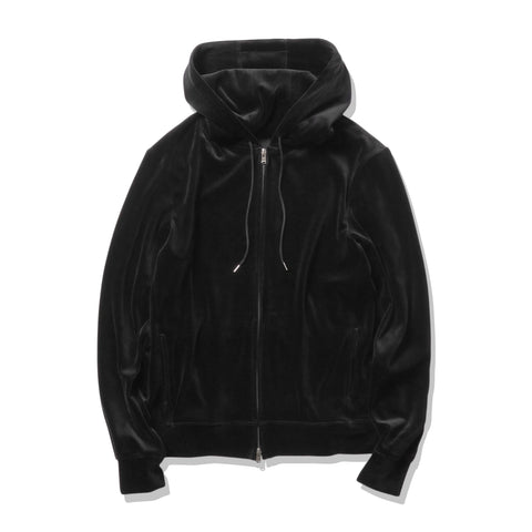 Velour Hoodie Color: Black
