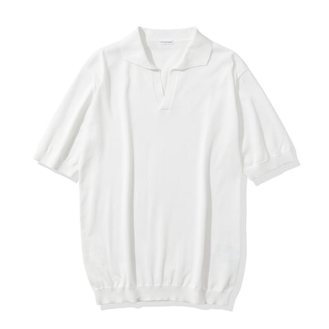 スビンプラチナムスキッパーニットホワイトの商品画像