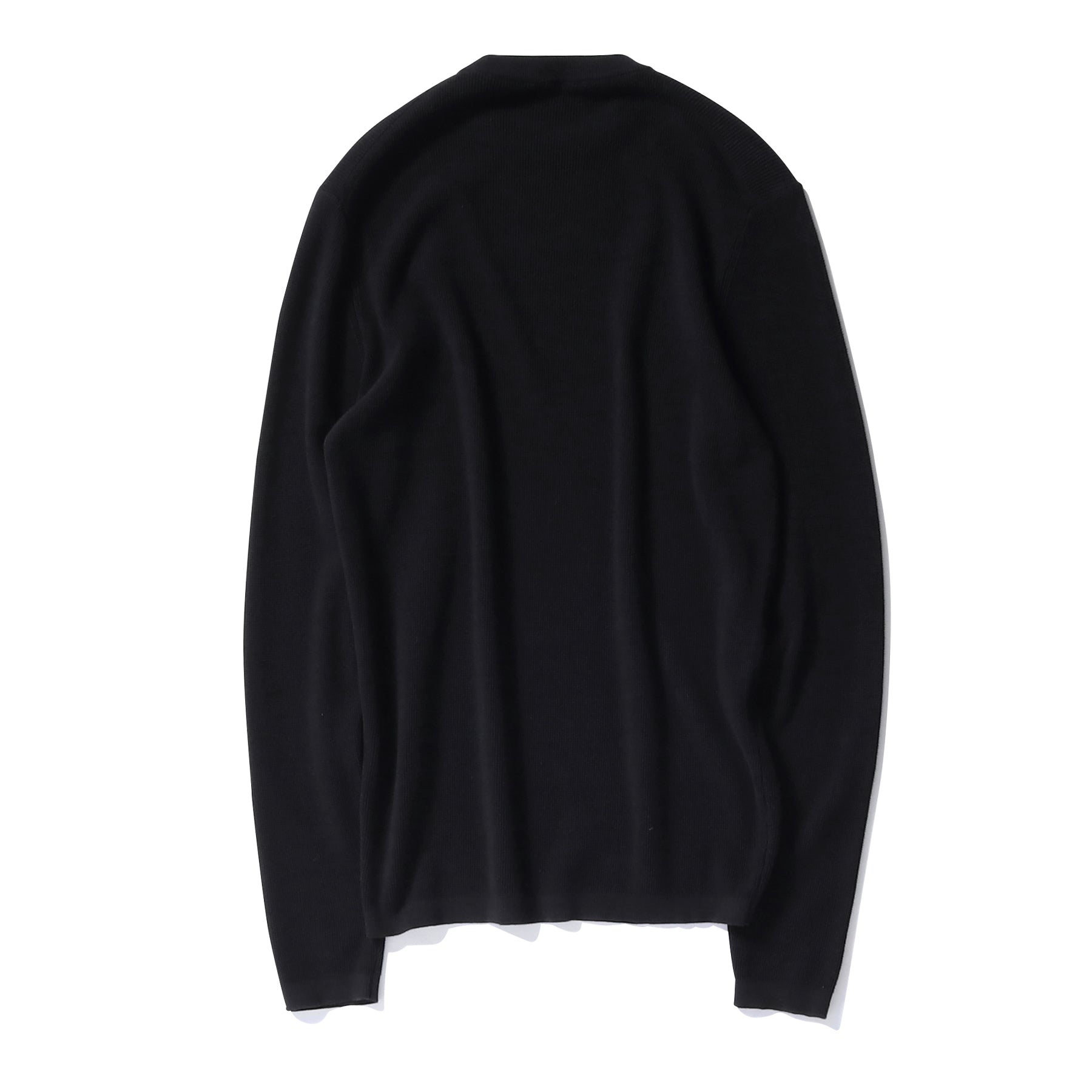 スビンプラチナムサーマルニットブラックの背面を写した商品画像