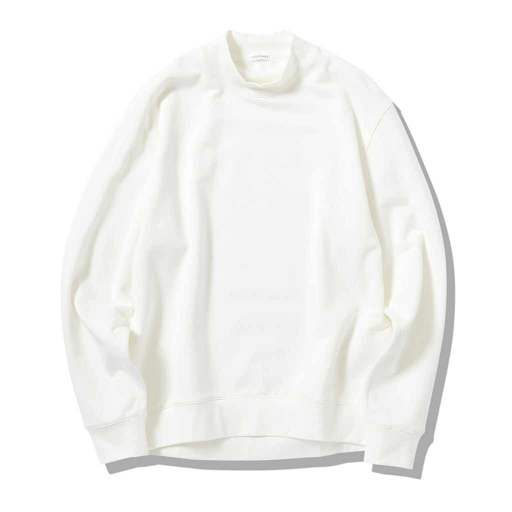 Urake Mock Neck Sweatshirt(スビンプラチナム裏毛モックネック